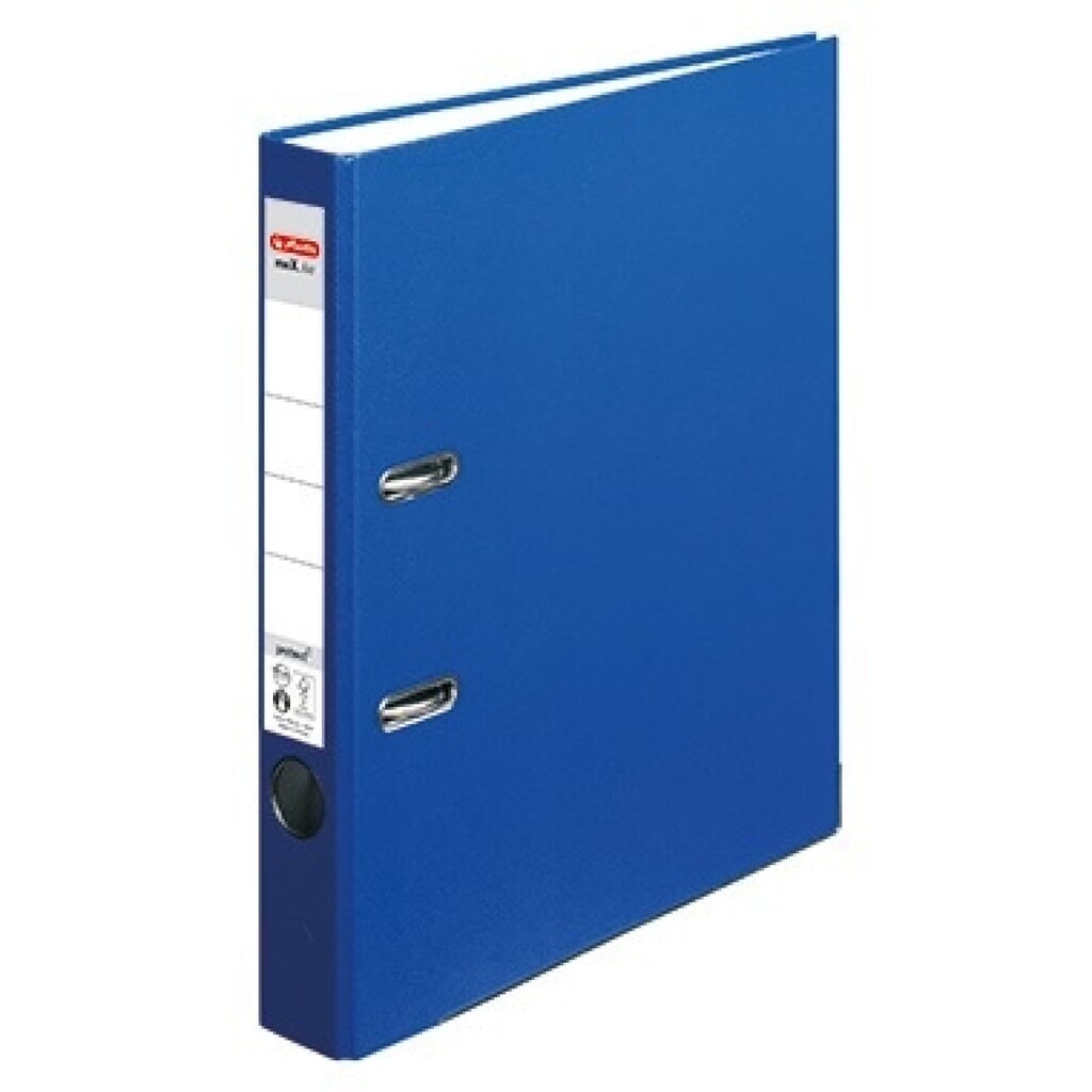 Produktabbildung: Herlitz Ordner maX.file protect 5450408 DIN A4 50mm PP blau