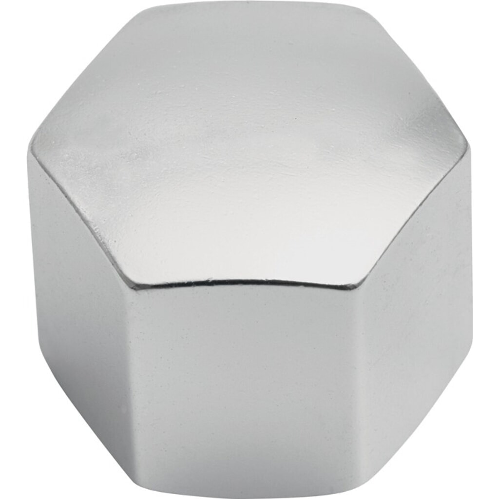 HERMETA Hutmutter, M8, Aluminium silberfarbig eloxiert Produktabbildung: HERMETA Hutmutter, M8, Aluminium silberfarbig eloxiert