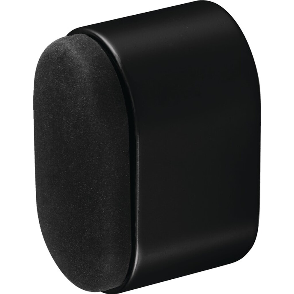 HERMETA Wandtürpuffer 4700 / 4702 / 4704, Länge 25 mm, Aluminium schwarz eloxiert Produktabbildung: HERMETA Wandtürpuffer 4700 / 4702 / 4704, Länge 25 mm, Aluminium schwarz eloxiert