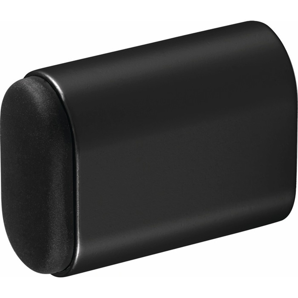 Produktabbildung: HERMETA Wandtürpuffer 4700 / 4702 / 4704, Länge 50 mm, Aluminium schwarz eloxiert
