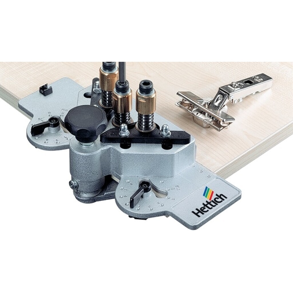 Produktabbildung: HETTICH Bohrlehre DrillJig Scharnier, SelektaPro 2000, 2035, Sensys, Intermat, SlideOn,
