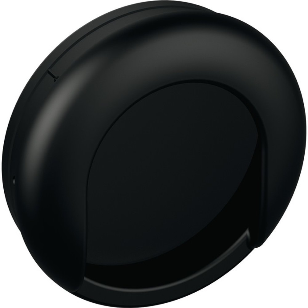 Produktabbildung: HEWI Einlassmuschel 535MLB, Polyamid matt 90 tiefschwarz, Länge 75 mm Breite 75 mm