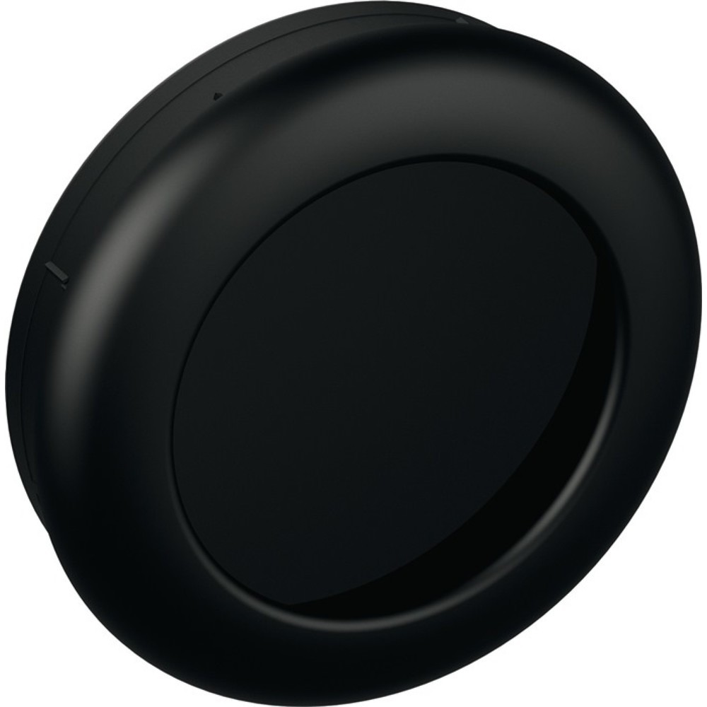 Produktabbildung: HEWI Einlassmuschel 538 MLB, Polyamid matt 90 tiefschwarz, Länge 75 mm Breite 75 mm