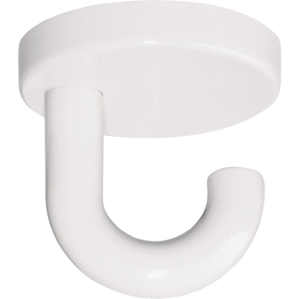 Produktabbildung: HEWI Einzelhaken 477.90.015, Polyamid 99 reinweiß, Unterkopfhaken Ausladung 50 mm, Höhe 50 mm Ø 50 mm
