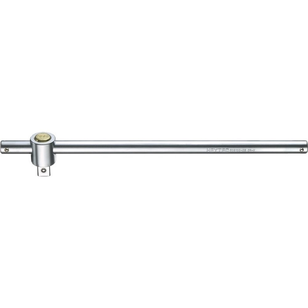 Produktabbildung: HEYTEC Quergriff mit Gleitstück 508100-03, Länge 455 mm, 3/4 ″