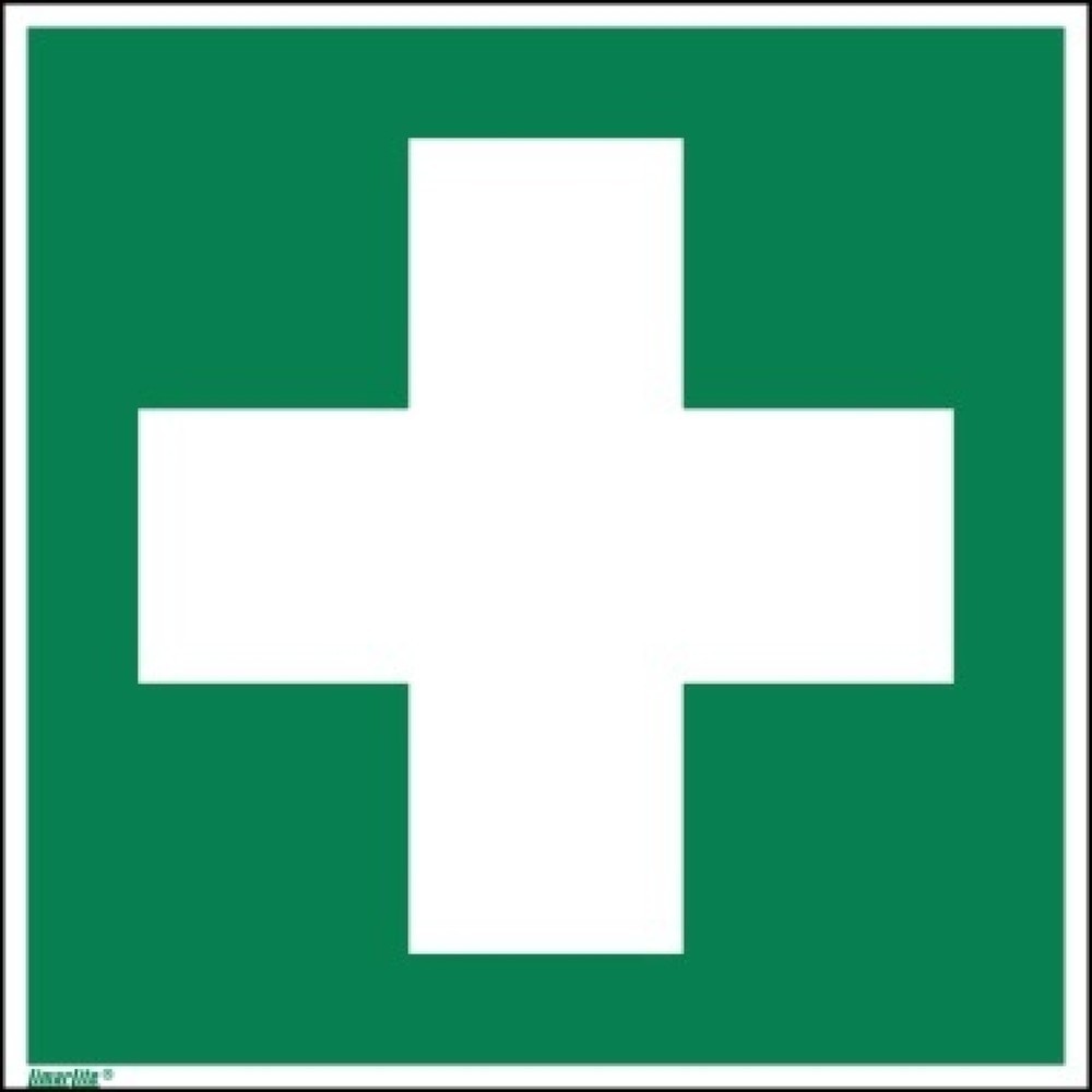 Produktabbildung: Hinweisschild Erste Hilfe E03 200x200mm PVC