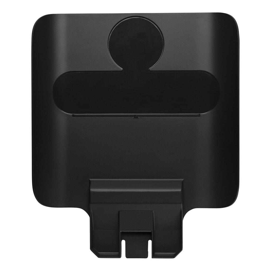 Hinweistafel für Rubbermaid® Slim Jim Recycling-Station, schwarz Produktabbildung: Hinweistafel für Rubbermaid® Slim Jim Recycling-Station, schwarz