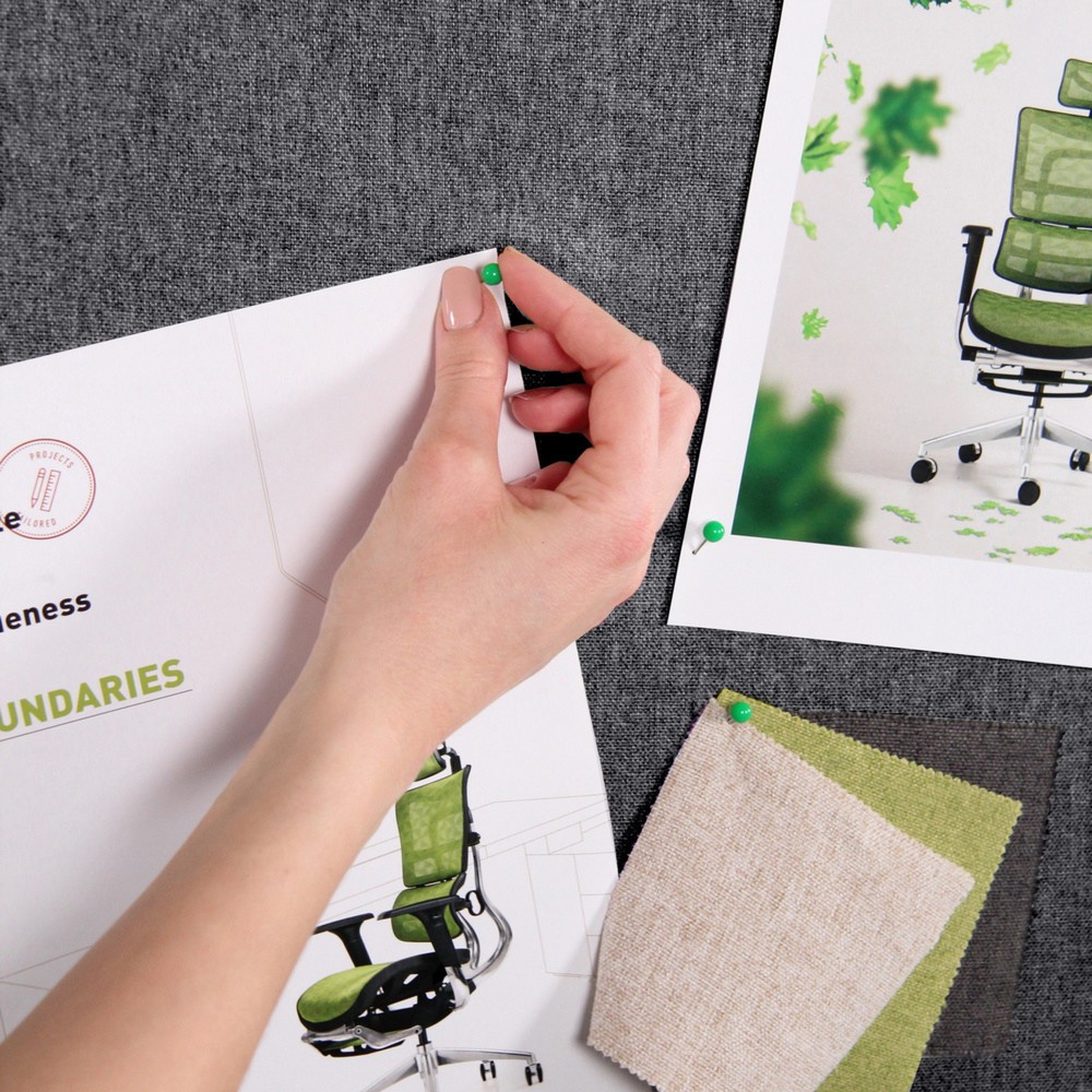 Produktabbildung Nr. 10: hjh OFFICE Mittelstück zu Trennwand System FLEXMIUT, dunkelgrau