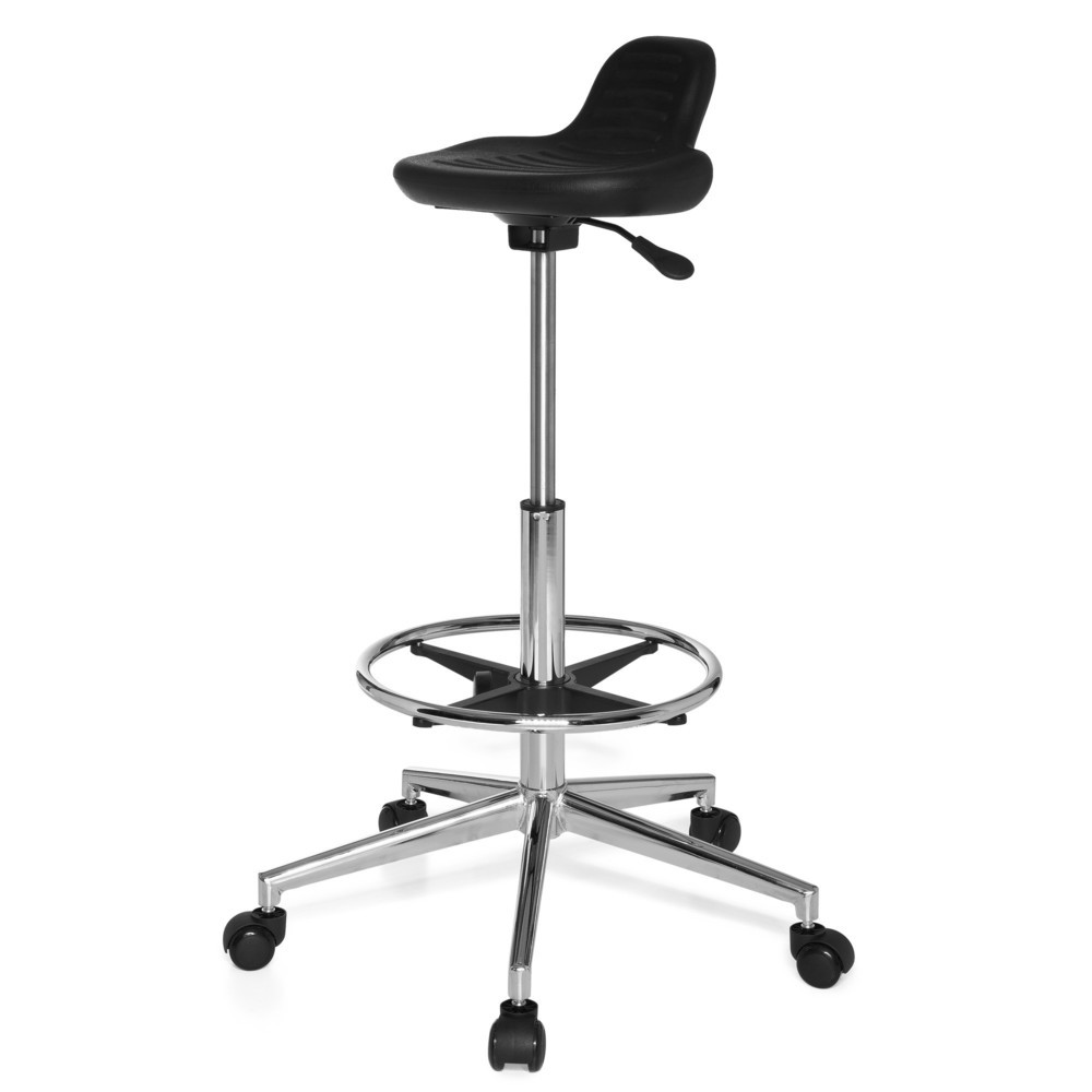 Produktabbildung Nr. 9: hjh OFFICE Arbeitsstuhl / Bürostuhl TOP WORK 3 Kunstleder, schwarz