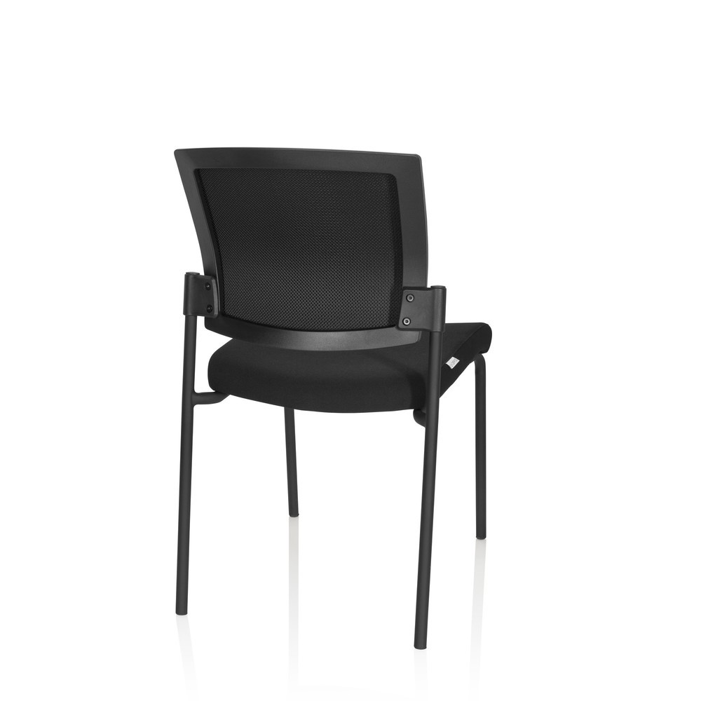 Produktabbildung Nr. 9: hjh OFFICE Besucherstuhl / Konferenzstuhl K9 V PRO Stoff, schwarz