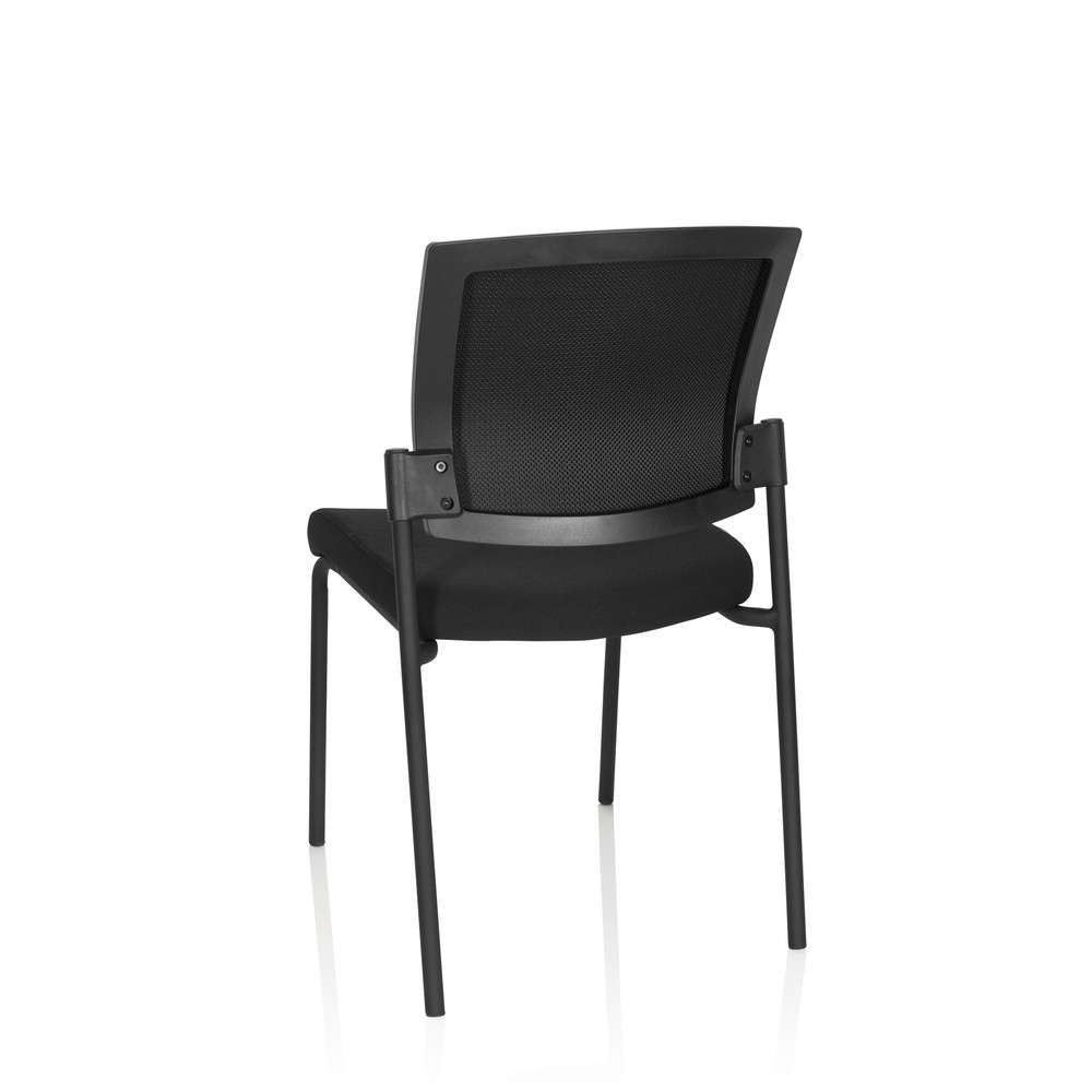 Produktabbildung Nr. 10: hjh OFFICE Besucherstuhl / Konferenzstuhl K9 V PRO Stoff, schwarz