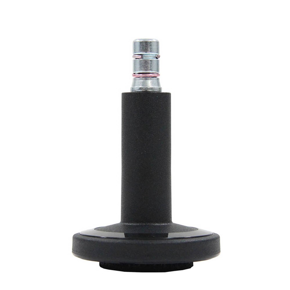 Produktabbildung: hjh OFFICE 5x Bodengleiter STATO-M Stift 11 mm / 60 mm Standfüße mit Filz, (5er Pack), schwarz