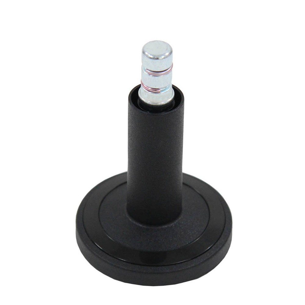 Produktabbildung Nr. 2: hjh OFFICE 5x Bodengleiter STATO-M Stift 11 mm / 60 mm Standfüße mit Filz, (5er Pack), schwarz