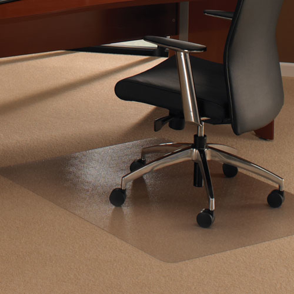 Produktabbildung: hjh OFFICE Bodenschutzmatte ULTIMAT II 120 x 90 cm für Teppichböden