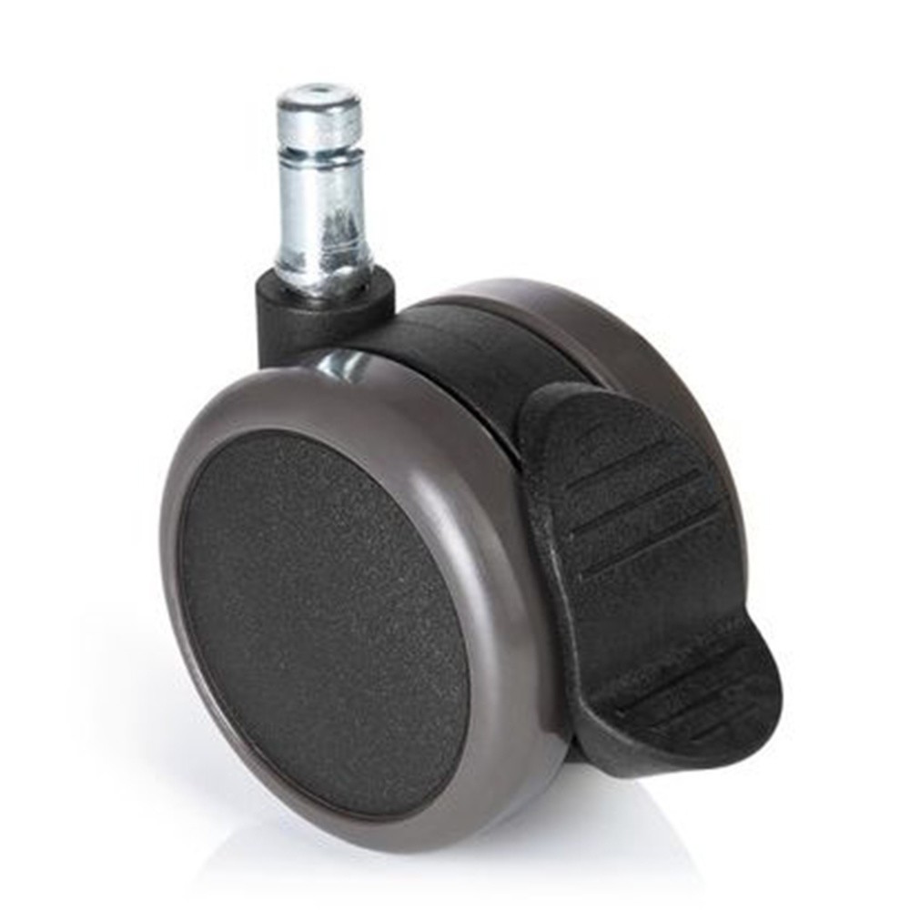 Produktabbildung Nr. 1: hjh OFFICE 5x Hartbodenrollen mit Feststellbremse ROLO STOP 11 mm / 65 mm, (5er Pack)