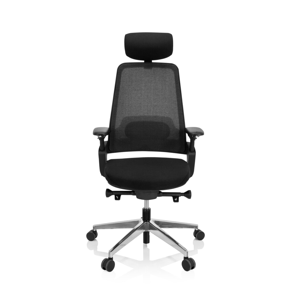 hjh OFFICE Bürostuhl / Drehstuhl BRACIO Stoff, schwarz Produktabbildung: hjh OFFICE Bürostuhl / Drehstuhl BRACIO Stoff, schwarz