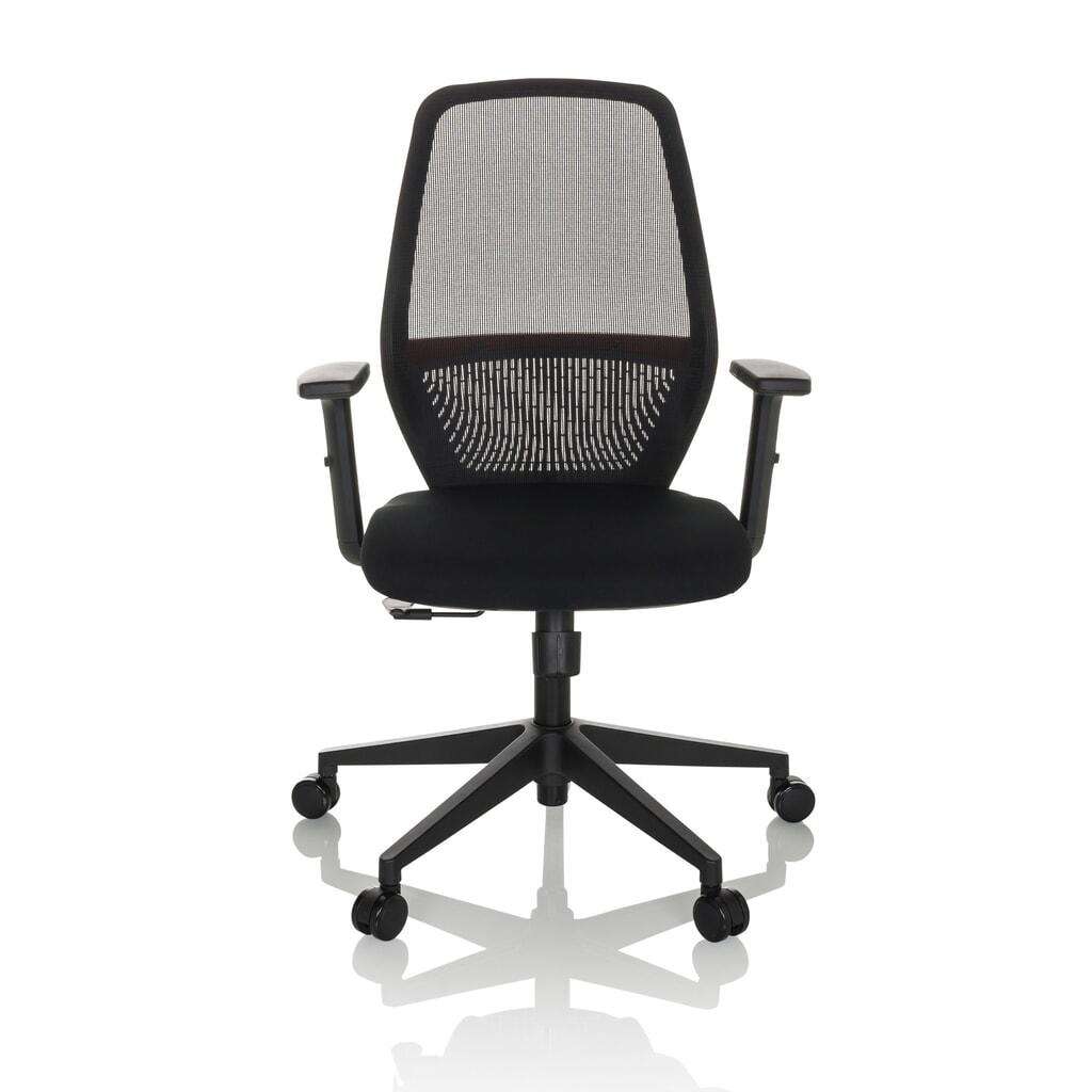 hjh OFFICE Bürostuhl / Drehstuhl CARLOW I Netzstoff / Stoff, schwarz Produktabbildung: hjh OFFICE Bürostuhl / Drehstuhl CARLOW I Netzstoff / Stoff, schwarz