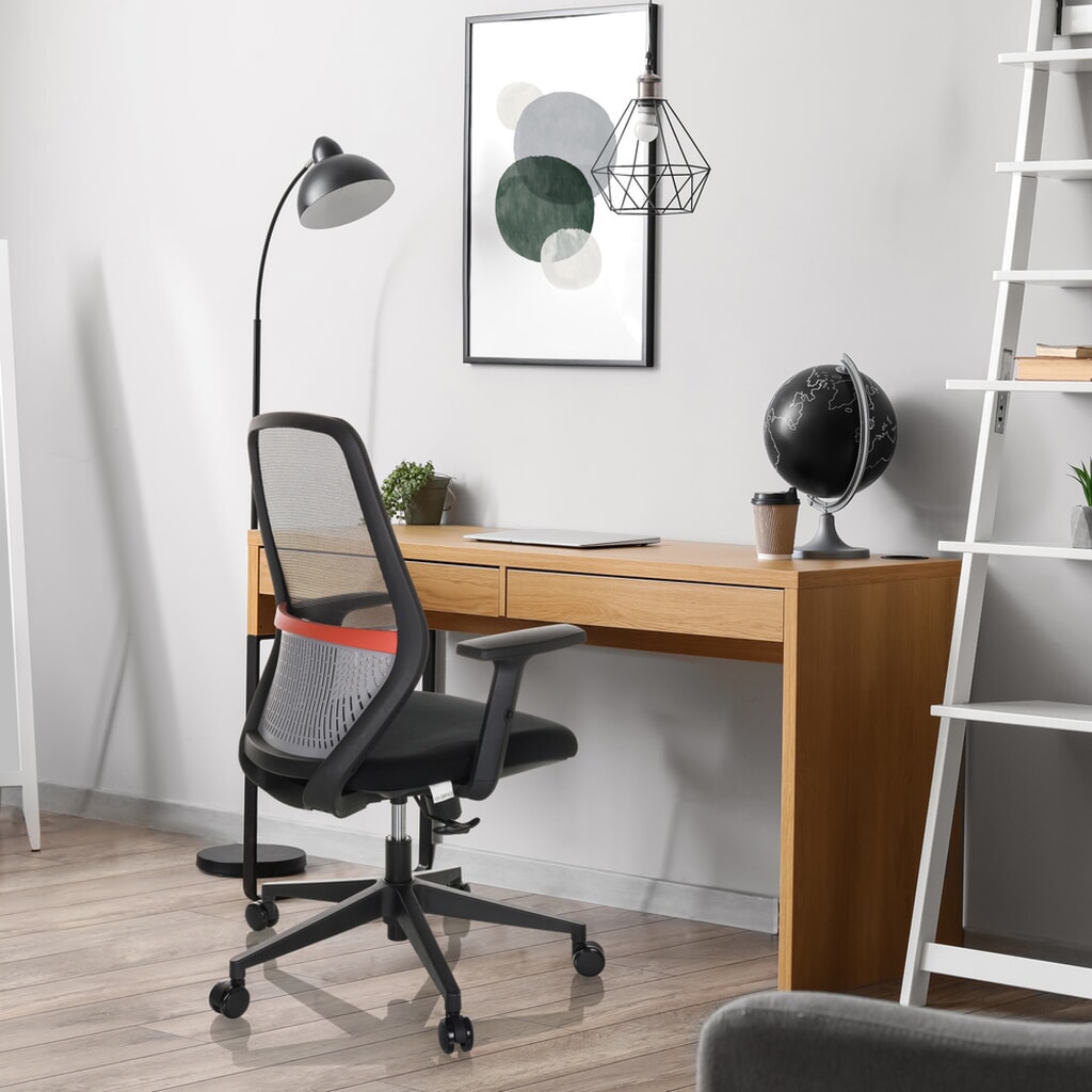 Produktabbildung Nr. 5: hjh OFFICE Bürostuhl / Drehstuhl CARLOW I Netzstoff / Stoff, schwarz