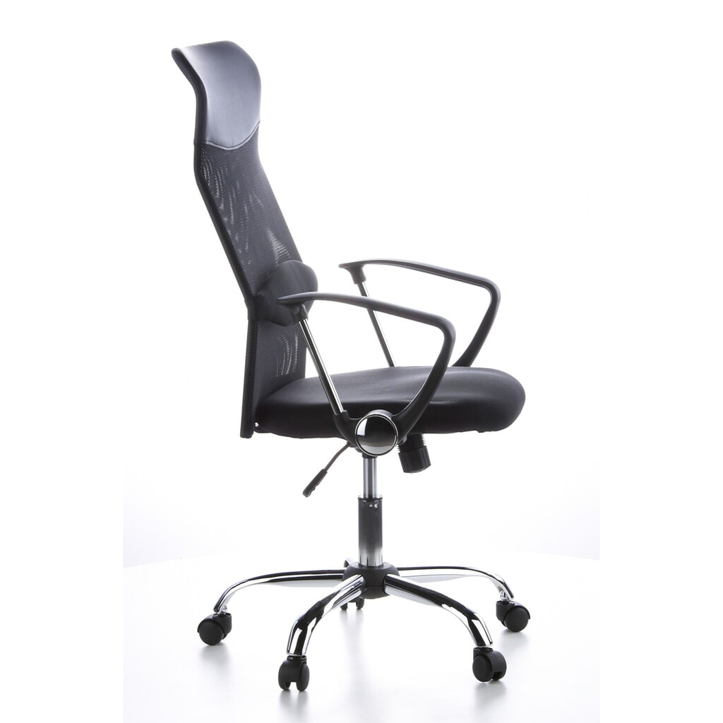 hjh OFFICE Bürostuhl / Chefsessel ARIA HIGH Stoff, schwarz Produktabbildung Nr. 5: hjh OFFICE Bürostuhl / Chefsessel ARIA HIGH Stoff, schwarz