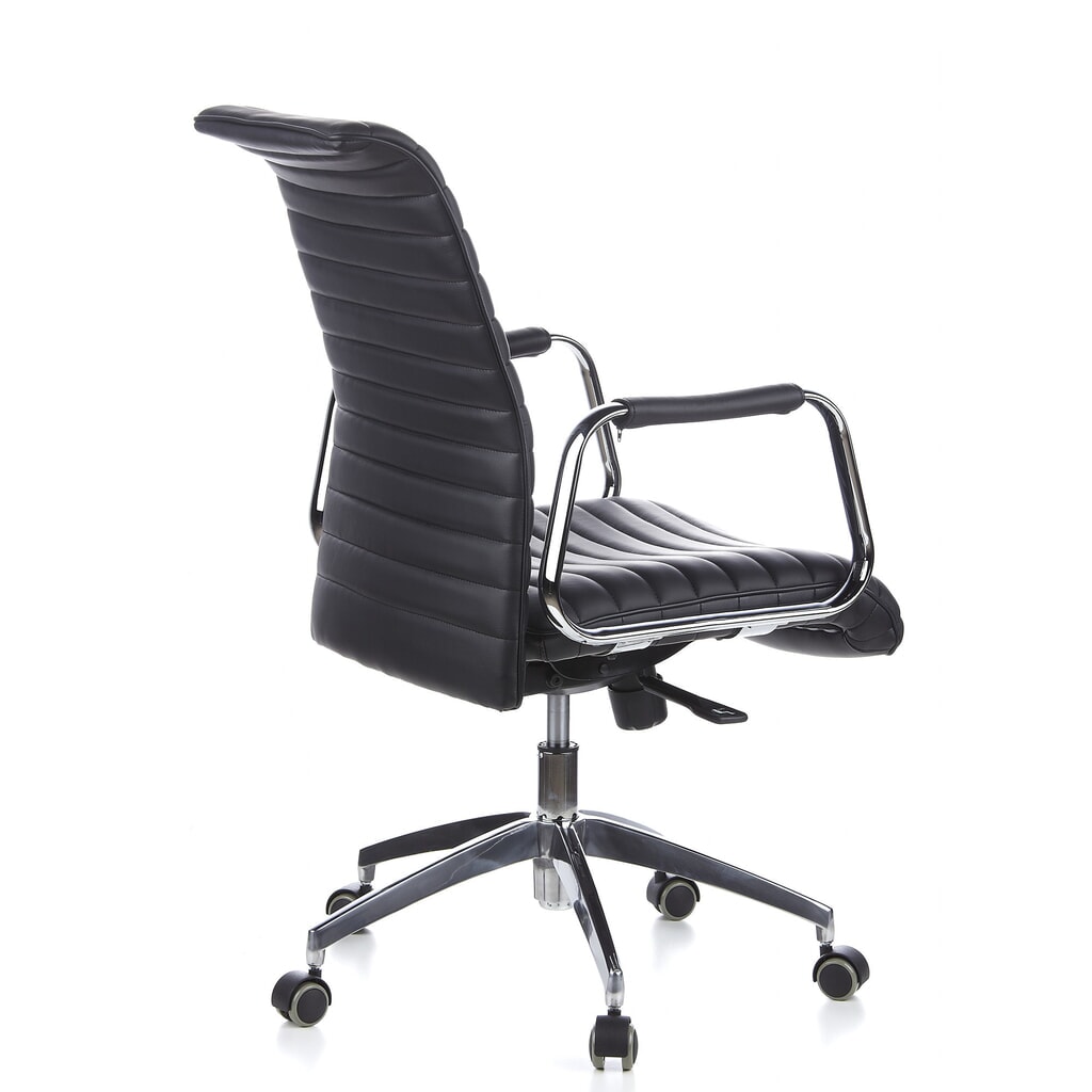 Produktabbildung Nr. 6: hjh OFFICE Bürostuhl / Chefsessel ASPERA 10 Leder, schwarz