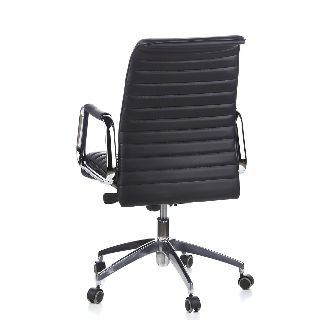 Produktabbildung Nr. 8: hjh OFFICE Bürostuhl / Chefsessel ASPERA 10 Leder, schwarz