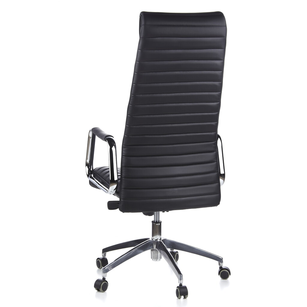 hjh OFFICE Bürostuhl / Chefsessel ASPERA 20 Leder, schwarz Produktabbildung Nr. 8: hjh OFFICE Bürostuhl / Chefsessel ASPERA 20 Leder, schwarz
