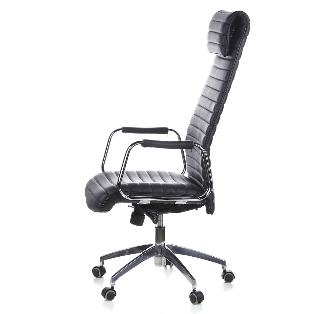 Produktabbildung Nr. 10: hjh OFFICE Bürostuhl / Chefsessel ASPERA 20 Leder, schwarz