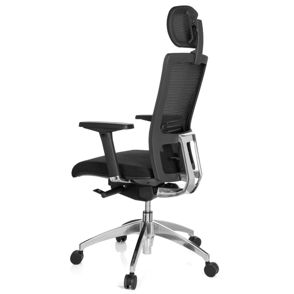 Produktabbildung Nr. 7: hjh OFFICE Bürostuhl / Chefsessel ASTRA LUX Stoff/Netzstoff, schwarz