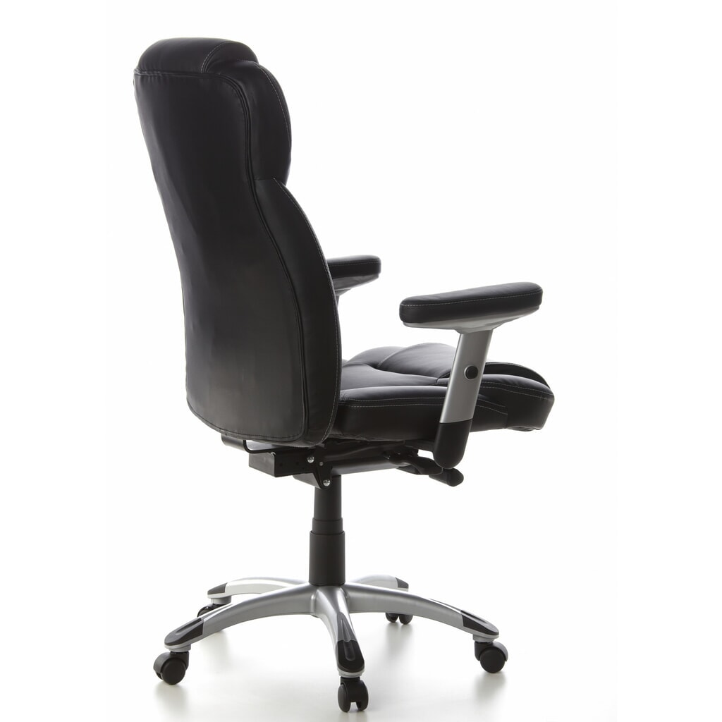 Produktabbildung Nr. 6: hjh OFFICE Bürostuhl / Chefsessel EMBASSY 200 Leder, schwarz