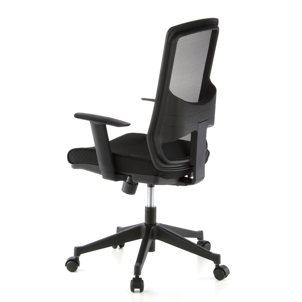 Produktabbildung Nr. 7: hjh OFFICE Bürostuhl / Chefsessel LAVITA Stoff, schwarz