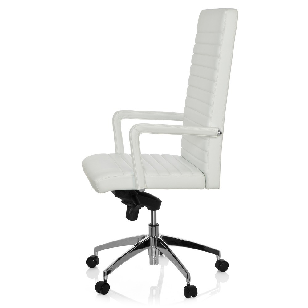 Produktabbildung Nr. 8: hjh OFFICE Bürostuhl / Chefsessel LENGA Leder, weiß