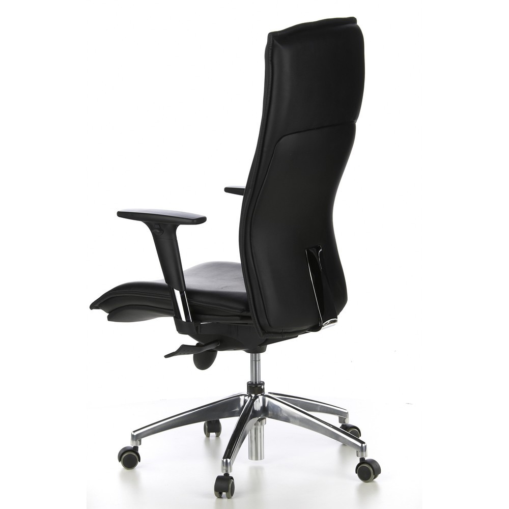 Produktabbildung Nr. 7: hjh OFFICE Bürostuhl / Chefsessel MURANO 20 Leder, schwarz