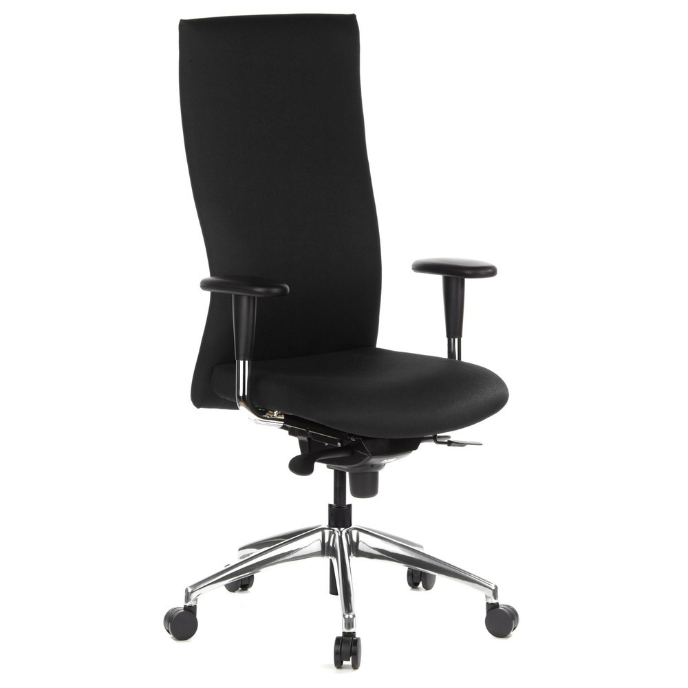 Produktabbildung Nr. 2: hjh OFFICE Bürostuhl / Chefsessel OFFICE TEC Stoff, schwarz