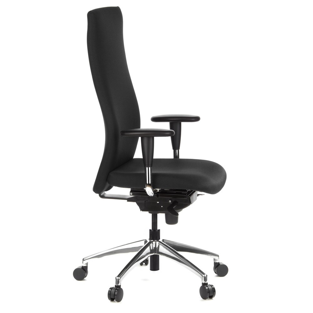 Produktabbildung Nr. 3: hjh OFFICE Bürostuhl / Chefsessel OFFICE TEC Stoff, schwarz