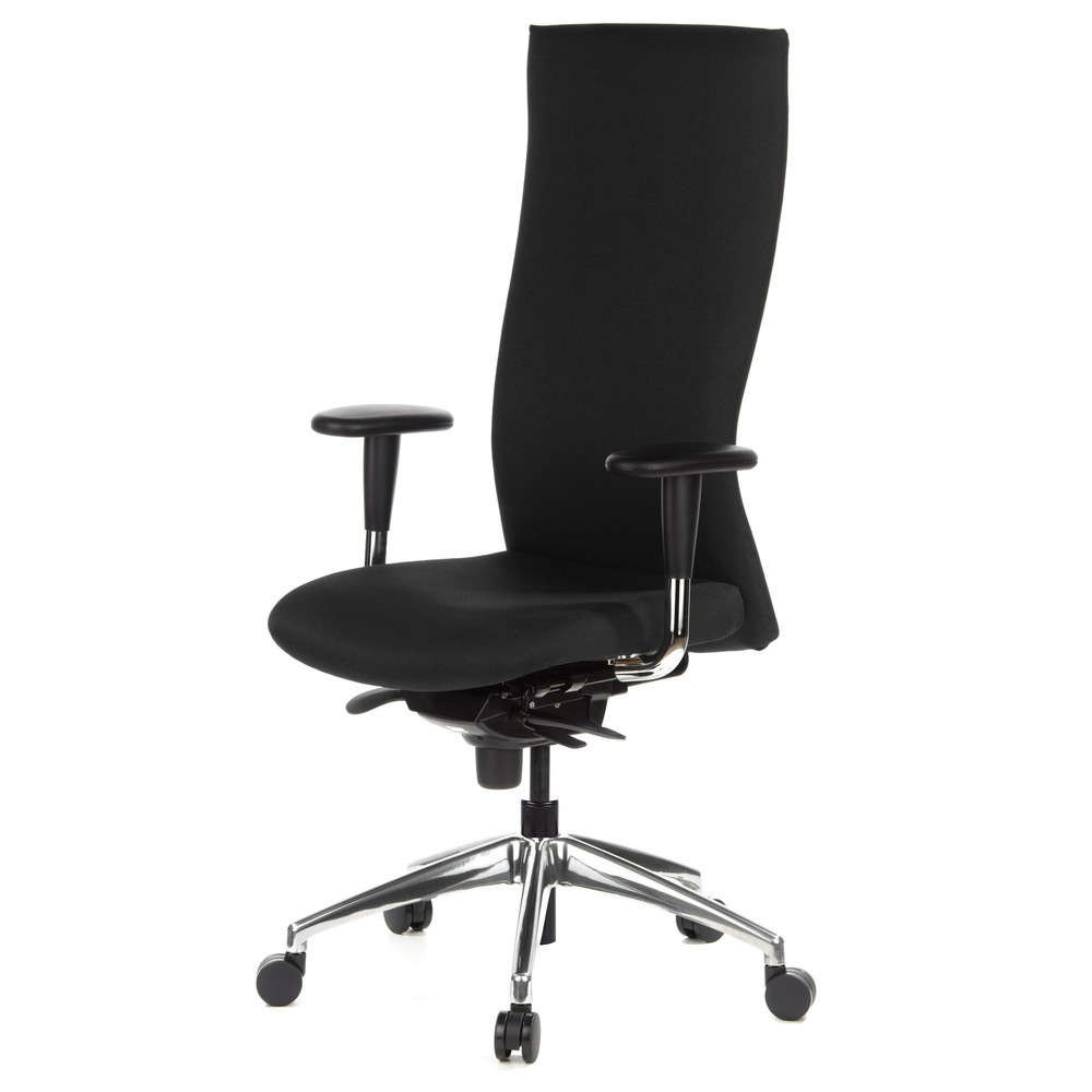 Produktabbildung Nr. 9: hjh OFFICE Bürostuhl / Chefsessel OFFICE TEC Stoff, schwarz