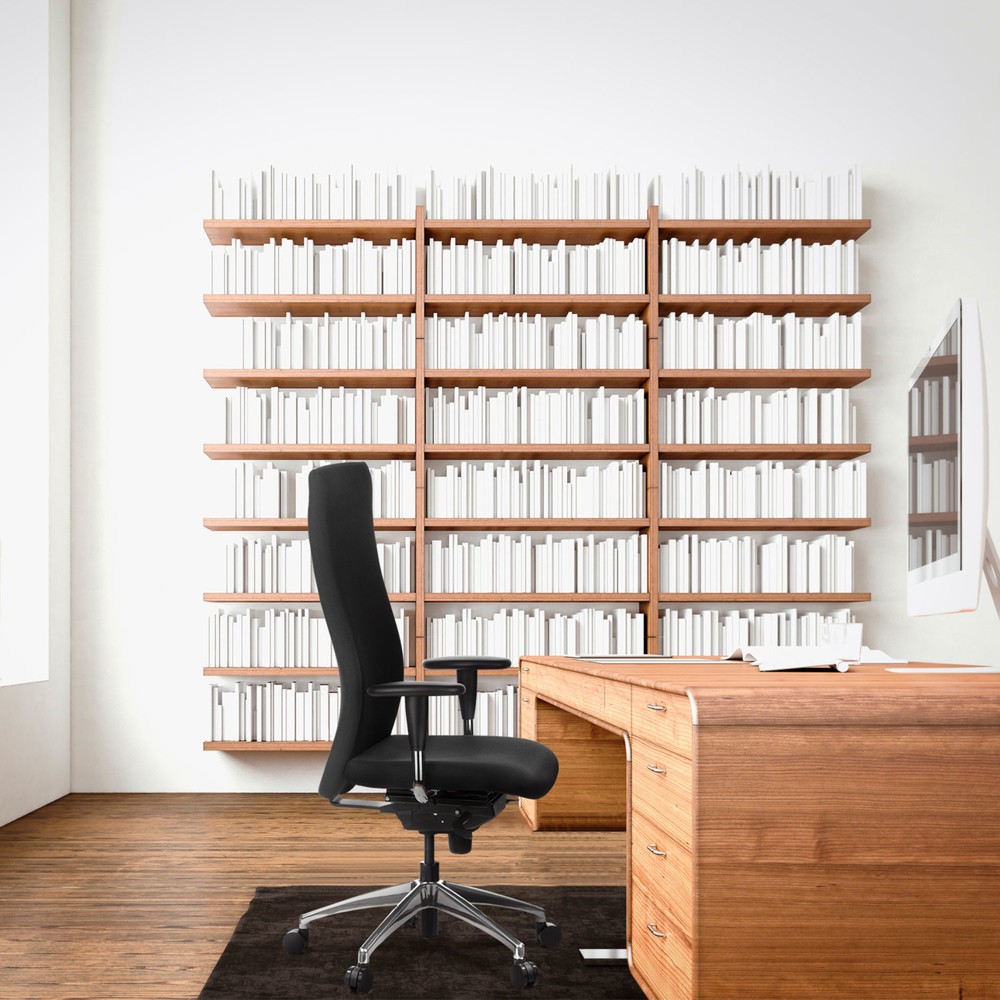 Produktabbildung Nr. 10: hjh OFFICE Bürostuhl / Chefsessel OFFICE TEC Stoff, schwarz