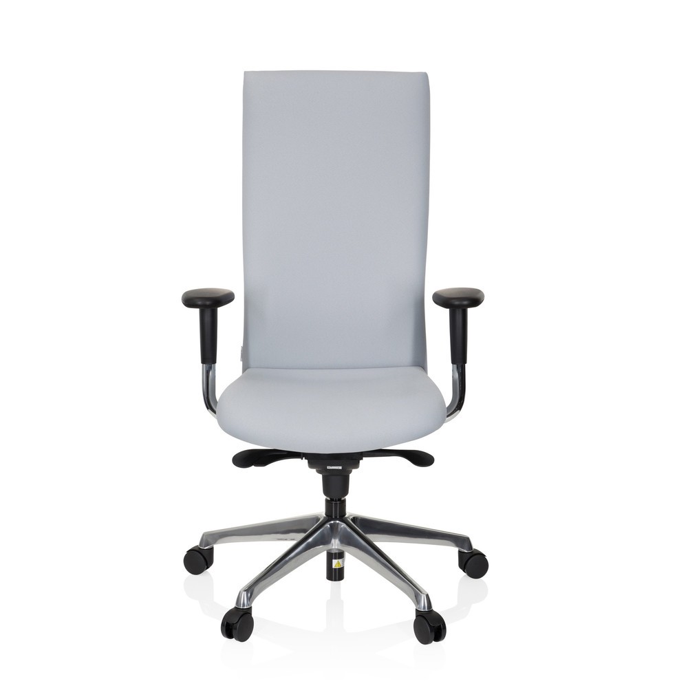 Produktabbildung: hjh OFFICE Bürostuhl / Chefsessel OFFICE TEC Stoff, grau
