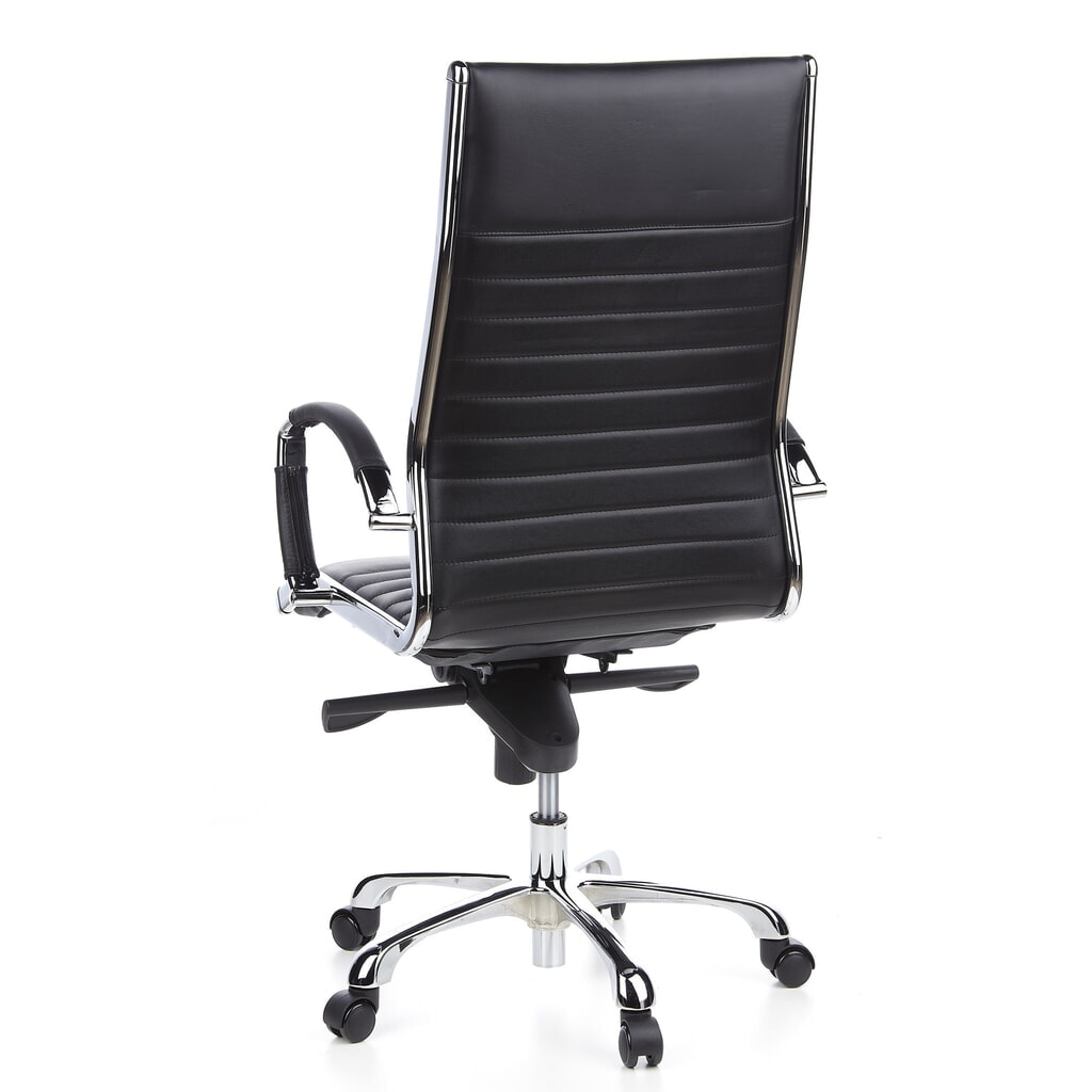 Produktabbildung Nr. 7: hjh OFFICE Bürostuhl / Chefsessel PARMA 20 Leder, schwarz