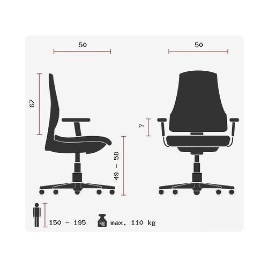 hjh OFFICE Bürostuhl / Chefsessel PARMA 20 Leder, schwarz Produktabbildung Nr. 12: hjh OFFICE Bürostuhl / Chefsessel PARMA 20 Leder, schwarz