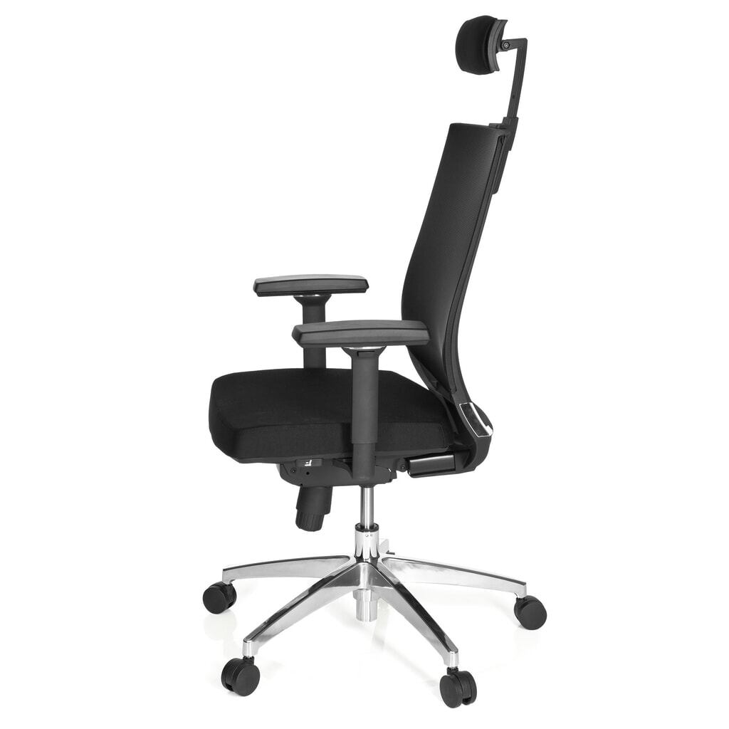 hjh OFFICE Bürostuhl / Chefsessel PORTO MAX HIGH Stoff, schwarz Produktabbildung Nr. 10: hjh OFFICE Bürostuhl / Chefsessel PORTO MAX HIGH Stoff, schwarz
