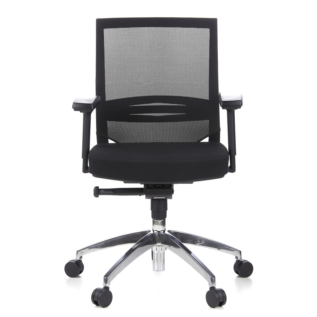 hjh OFFICE Bürostuhl / Chefsessel PORTO PRO Stoff, schwarz Produktabbildung: hjh OFFICE Bürostuhl / Chefsessel PORTO PRO Stoff, schwarz
