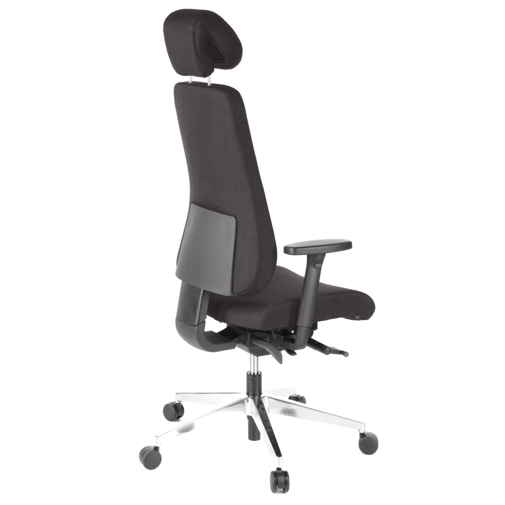 Produktabbildung Nr. 4: hjh OFFICE Bürostuhl / Chefsessel PRO TEC 400 Stoff, schwarz