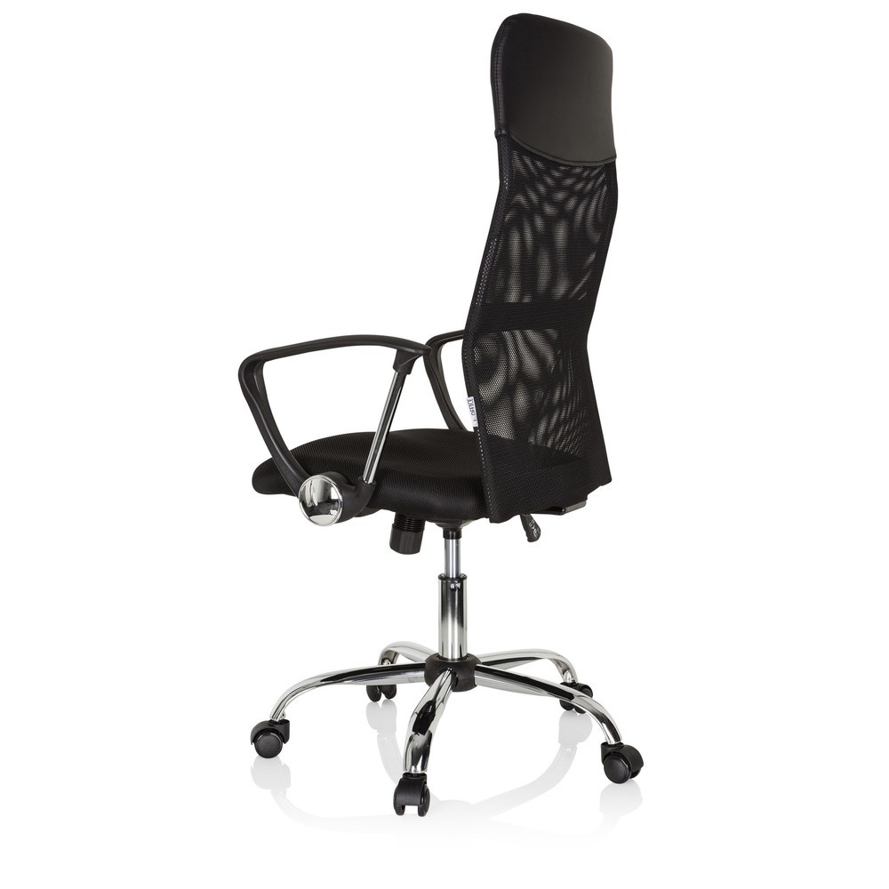 Produktabbildung Nr. 7: hjh OFFICE Bürostuhl / Chefsessel PURE NET Kunstleder/Netzstoff, schwarz
