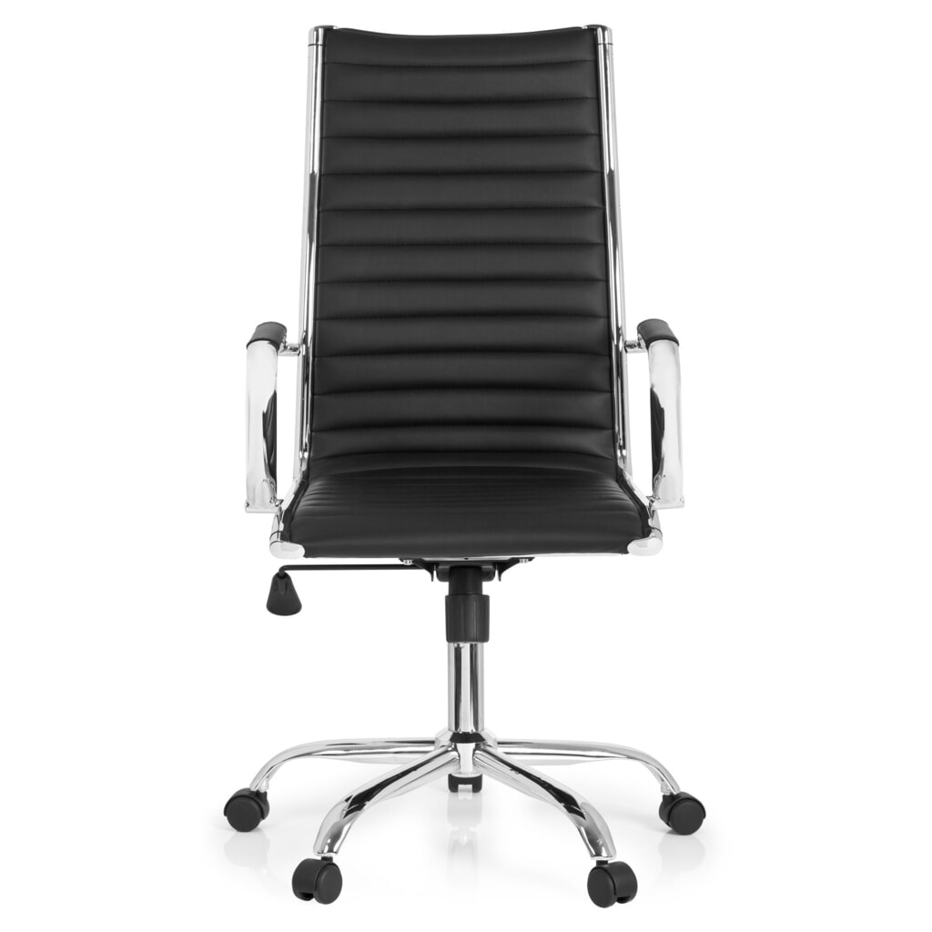 hjh OFFICE Bürostuhl / Chefsessel VEMONA 20 Kunstleder, schwarz Produktabbildung: hjh OFFICE Bürostuhl / Chefsessel VEMONA 20 Kunstleder, schwarz