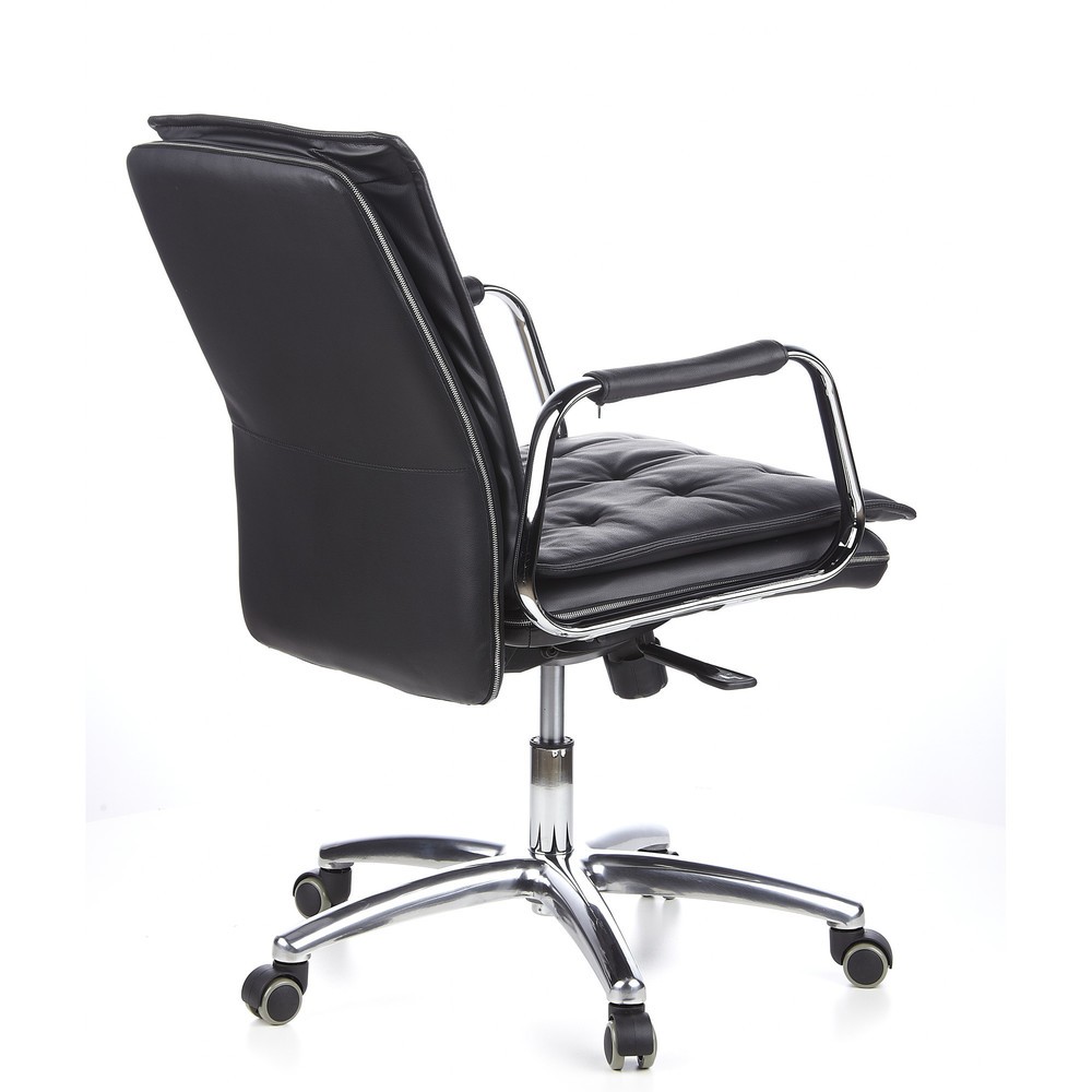 Produktabbildung Nr. 4: hjh OFFICE Bürostuhl / Chefsessel VILLA 10 Leder, schwarz