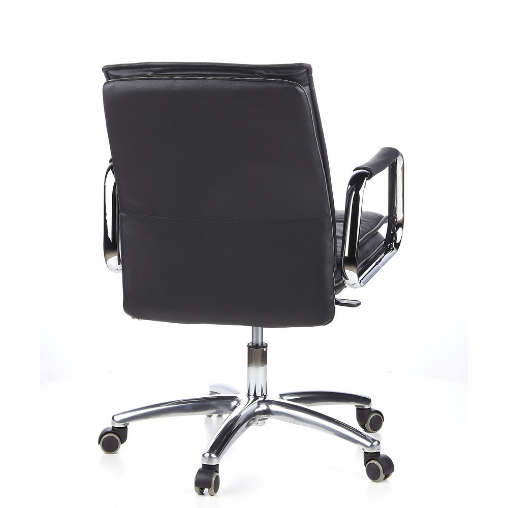 Produktabbildung Nr. 5: hjh OFFICE Bürostuhl / Chefsessel VILLA 10 Leder, schwarz