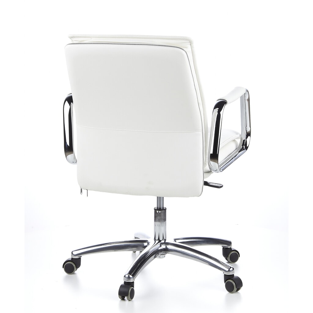 hjh OFFICE Bürostuhl / Chefsessel VILLA 10 Leder, cremeweiß Produktabbildung Nr. 7: hjh OFFICE Bürostuhl / Chefsessel VILLA 10 Leder, cremeweiß