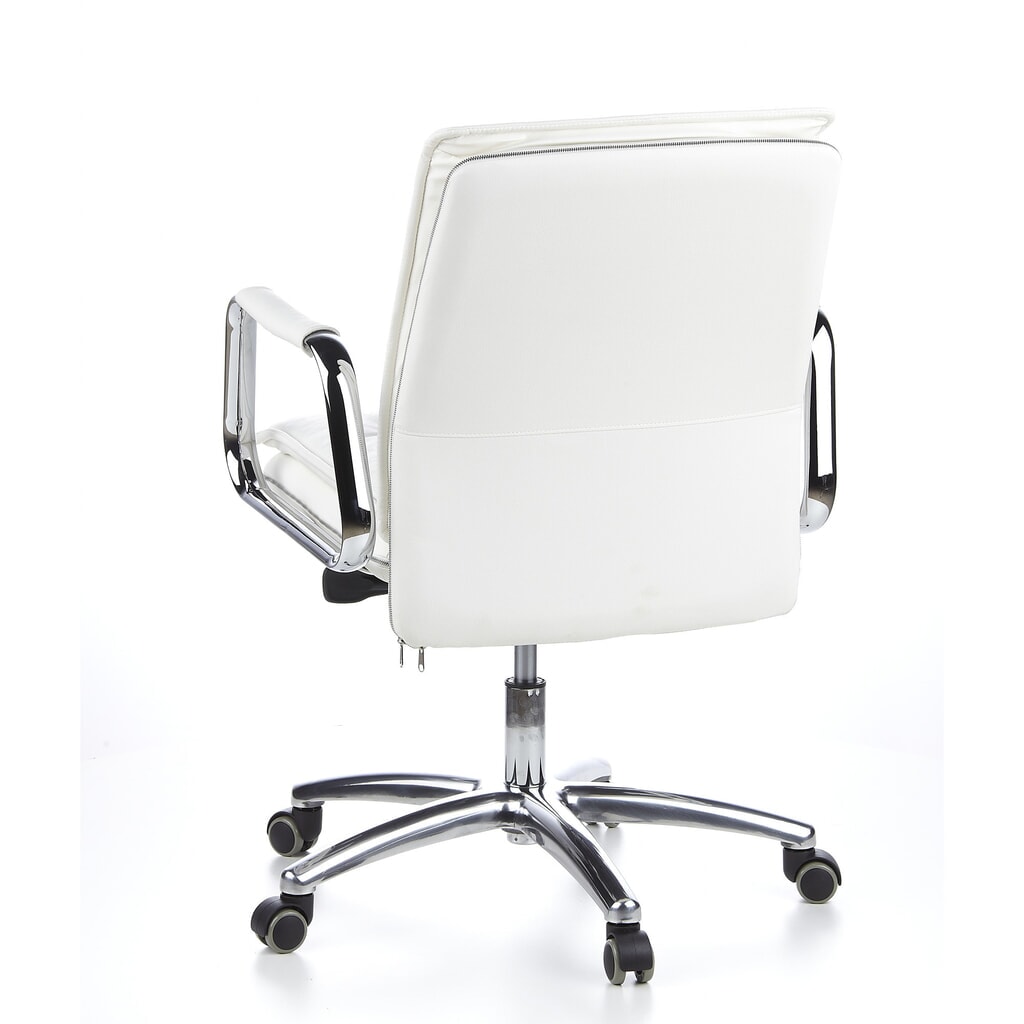 Produktabbildung Nr. 8: hjh OFFICE Bürostuhl / Chefsessel VILLA 10 Leder, cremeweiß