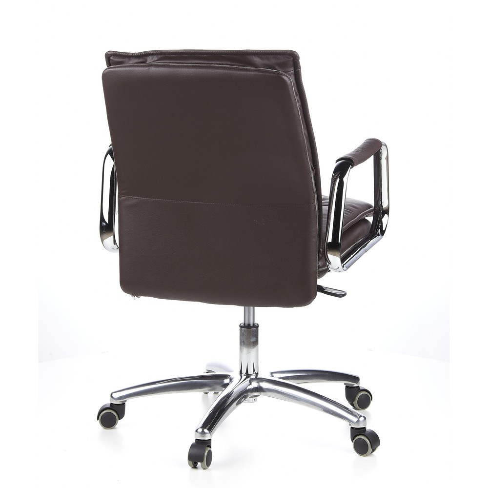 Produktabbildung Nr. 5: hjh OFFICE Bürostuhl / Chefsessel VILLA 10 Leder, braun