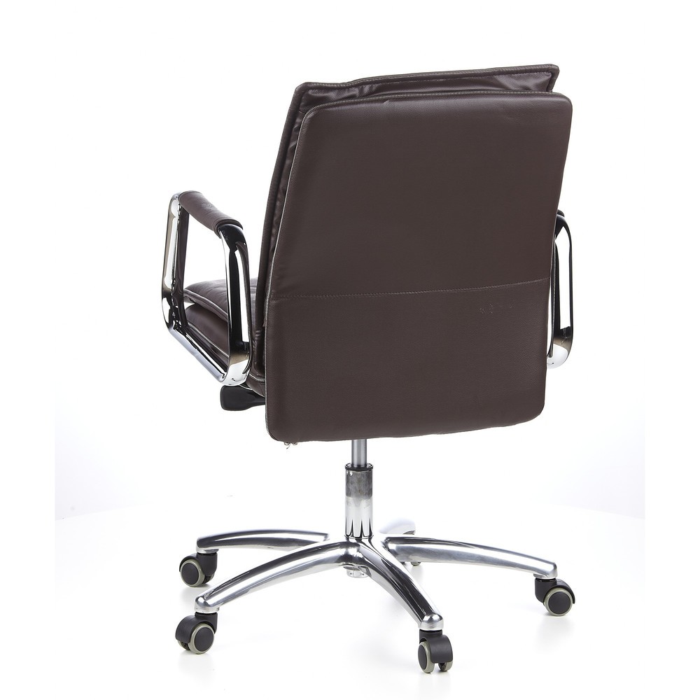 Produktabbildung Nr. 6: hjh OFFICE Bürostuhl / Chefsessel VILLA 10 Leder, braun